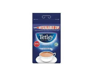 Tetley Original One Cup Tea Bags 440's Tea Bags Comes in resealable catering bag