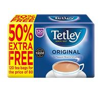 Tetley Original Tea Bags x120 (50% Extra Free)