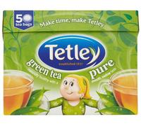 Tetley Pure Green Tea 50 Teabags 100 g (Pack of 6)