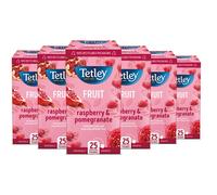 Tetley Raspberry & Pomegranate String & Tag Envelopes 6 x 25 Teabags