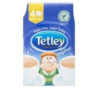 Tetley Softpack 40 Teabags 125G