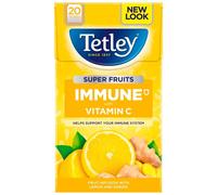 Tetley Super Fruits Immune Lemon & Ginger, 20 Tea Bags