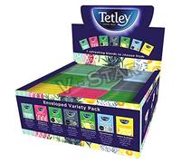 TETLEY TAG ENVELOPED Variety Pack Tea Bags 7 Mixed Flavours / 90 Bags (1 Box)