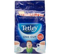 Tetley Tea Bags 440-Count NWT006P - Premium One-Cup Tea for Offices, Rich Assam/Ceylon/African Blend