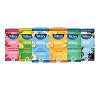 Tetley Fruit+Herbal Tea Bags Variety Pack 6x25 (Pack of 150) XFO3507