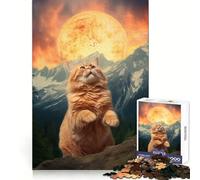 Teton Cat X Pizza Sun for Adults 1000 Piece Jigsaw Puzzle Pure Logic Toy Peaceful Time Sharp Cut Heartfelt Gift (38x52cm)