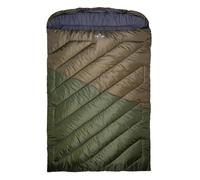 Teton Mammoth Double Sleeping Bag 0 Degree Family Sleeping Bag Camping Hunting Base Camp Compression Sack Included Ivy