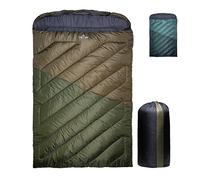 TETON Mammoth Double Sleeping Bag - 20 Degree, Warm for Family Camping, Hunting & Base Camp. Compression Sack Included