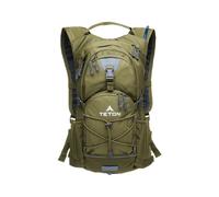 TETON Sports Oasis 22L Hydration Pack with Free 3-Liter Water Bladder; The Perfect Backpack for Hiking, Running, Cycling, or Commuting, Olive, 3L Bladder - 2022 Model, Hydration