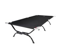 TETON Sports Camping Cot with Patented Pivot Arm - Folding Camping Cot for Car & Tent Camping - Durable Canvas Sleeping Cot - Portable Camping Accessory - 86" x 45" - Outfitter XXL,Black