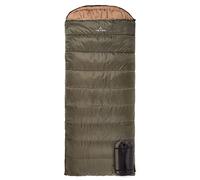 TETON Sports Celsius XL -25F Sleeping Bag; Cold Weather Sleeping Bag; Great for Family Camping; Free Compression Sack, 90-Inchx 36-Inch, Right Zip, Green