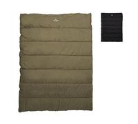 TETON Sports Evergreen Queen Size Sleeping Bag- Double Sleeping Bag - A Warm Bag The Whole Family can Enjoy - Great Sleeping Bag for Camping, Hunting and Base Camp., Mammoth, Olive/Stone