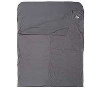 TETON Sports Mammoth Cotton Sleeping Bag Liner; A Clean Sheet Set Anywhere You Go; Perfect for Travel, Camping, and Anytime You’re Away from Home Overnight; Machine Washable, Black, 91" x 58"