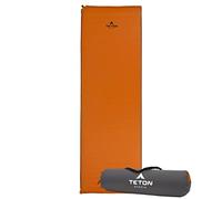 TETON Sports Regular Sleeping Pad; Sleeping Mat for Camping and Backpacking, Orange, 75" x 24" x 2" (1041A)