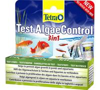 Tetra AlgaeControl 3-in-1 Test - Water Test for Checking the Most Important Algae Parameters in Pond or Aquarium, 1 Can (25 Test Strips)