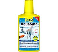Tetra AquaSafe (quality water conditioner for fish-friendly and near-natural aquarium water, neutralizes harmful substances in tap water), various sizes