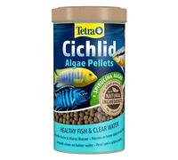 Tetra Cichlid Algae Pellets, Complete Fish Food for All Cichlids, 165 g