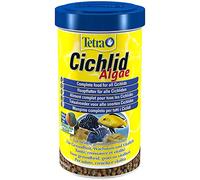 Tetra Cichlid Algae Pellets, Complete Fish Food for All Cichlids, 165 g