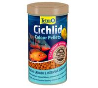 Tetra Cichlid Colour Pellets, Complete Fish Food for All Cichlids for Extra Colouration, 165 g