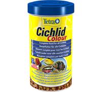Tetra Cichlid Colour Pellets 165g Complete Fish Food Colour Enhancer
