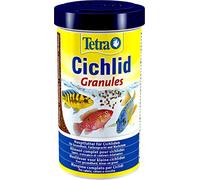 Tetra Cichlid Granules (main feed mix for medium sized cichlids, 2 different granulates), 500 ml can