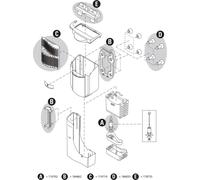 Tetra EasyCrystal FilterBox 600 Filter Clip - 1 Pc