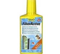 Tetra FilterActive Bacteria- mix of live starter bacteria & sludge-reducing cleaning bacteria, to support biological activity in aquarium, extend cleaning intervals & improve filter performance, 250ml