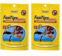 Tetra FunTips Tablets - Complete Tropical Fish Food for Healthy Feeding, 20 Tablets (Pack of 2)