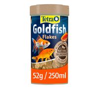 Tetra Goldfish Flakes - flake fish food for all goldfish and other coldwater fish, 250ml(Packaging may vary)
