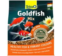 Tetra Goldfish Mix Pond Shubunkin Fish Food 3 in 1 Feed Flakes Sticks and Shrimp