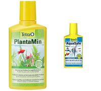 Tetra PlantaMin, Monthly Fertiliser for Lush and Rich Green Aquarium Plants, 250 ml & AquaSafe to Turn Tap Water into Safe and Healthy Water for Fish and Plants, 250 ml