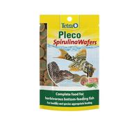 Tetra Pleco Spirulina Wafers, Complete Diet for All Herbivorous Bottom-Feeding Fish, 85 g