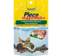 Tetra Pleco Veggie Wafers Fish Food, Complete Fish Food for Herbivorou
