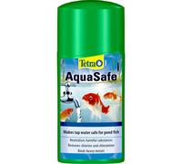 Tetra Pond AquaSafe, Makes Tap Water Safe for Pond Fish, 250 ml