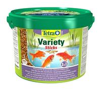 Tetra Pond Fish Food Koi, Variety, Multi Mix, Wheatgerm Sticks in 10L Bucket Tub