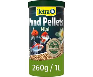 Tetra Pond Fish Food Mini Pellets 260G - Biologically Balanced for Small and You