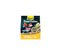 Tetra Pond Flake, Complete and Varied Fish Food for Young and Small Pond Fish, 4 Litre