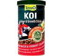 TETRA POND KOI COLOUR & GROWTH STICKS 1L : Premium Fish Food Carp Pet Feeding