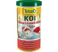 Tetra Pond Koi Sticks Colour and Growth, Premium Fish Food for All Koi Fish, 1 Litre