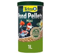 TETRA POND MINI PELLETS - (1 Litre) - Premium Floating Small Fish Food Goldfish