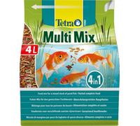 Tetra Pond Multi Mix, Complete Varied Fish Food For A Mixed Stock Of Pond Fish, 4 Litre