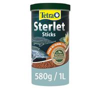 Tetra Pond Sterlet Sticks, Complete Fish Food for Sturgeons and Sterlets, Rapidly Sinking Sticks, 1 Litre