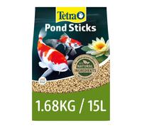 TETRA POND STICKS 15L BAG FLOATING KOI CARP GOLDFISH COMPLETE FOOD GARDEN 1680G