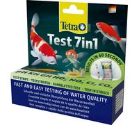 Tetra 6-in-1 Pond Test Strips - 25 Tests - pH, KH, GH, NO2, NO3, NH3/NH4 - Model 388207