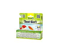 Tetra Pond Test 6-in-1 Strip, to Test 6 Essential Water Quality Parameters in Less Than 60 Seconds (25 Strips),White