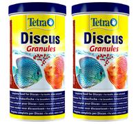TETRA PRIMA DISCUS GRANULES 300g x2 COMPLETE TROPICAL FISH TANK FOOD AQUARIUM
