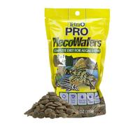Tetra PRO PlecoWafers 5.29 Ounces, Nutritionally Balanced Vegetarian Fish Food for Bottom Feeders, Concentrated Algae Center