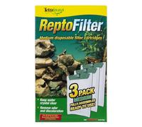 Tetra TetraFauna ReptoFilter Filter Cartridges, Size Medium, Filter Cartridge Refills. 3 Count
