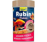 Tetra TetraRubin Staple Feed (for Ornamental Fish, with Natural Colour Intensifiers, plus Probiotics for Improved Bodily Functions and Feed Conversion), Various Sizes