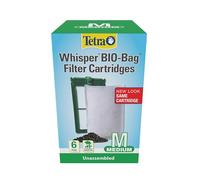 Tetra Whisper Bio-Bag Filter Cartridges for Aquariums - Unassembled | Unassembled, Fits Tetra Whisper Fish Tank Filters 5-10 Gal, PF-10, IQ 10, Replace Monthly